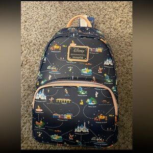 Loungefly Disneyland 65th Anniversary Map Backpack